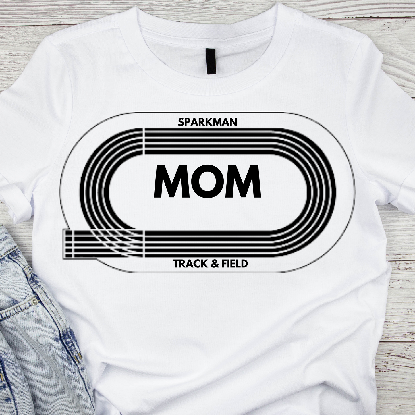 Sparkman MOM track shirt